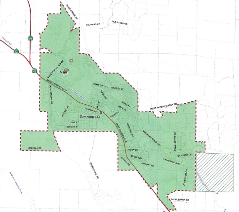 Map of Areas Serviced